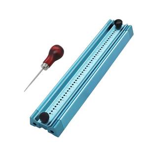 lot 1838 image: Bookbinding Hole Punching Kit, Complete Set with Awl, Cradle, Aluminum Alloy, Self-Locking Design for DIY Crafts, Notebooks, Journals, Planners (Bidirectional Limit)