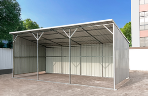 lot 32033 image: KJ  25 ft x 12 ft Livestock Metal Shed  K2512