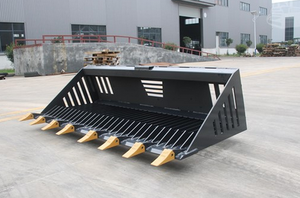 lot 34032 image: LandHonor 72-inch Skid Steer Rock Bucket   RB-14-72W