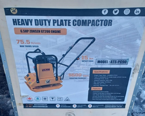 lot 35066 image: ATS  Heavy Duty Plate Compactor   ATS-PC90