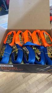 lot 290020 image: Ratchet Tie Down Straps 3.5 M  - 20 Pack - SD Lanch