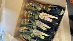 lot 39065 image: 2M Ratchet Tie Down Straps - 20 Piece Set - SD lanch