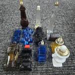 Lot of 12 various After Shave, Cologne Bottles.