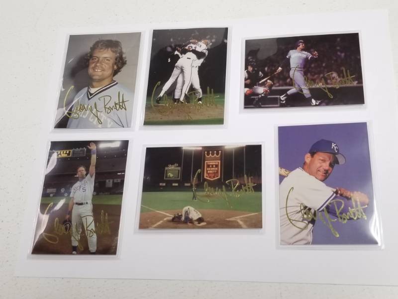lot 1235 image: 1999 George Brett American Holding Limited Complete 6-Card Set Kansas City Royals