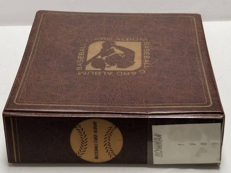 lot 1271 image: 1989 Bowman Complete Baseball Card Set in Pages w Binder & Ken Griffey Jr. Rookie