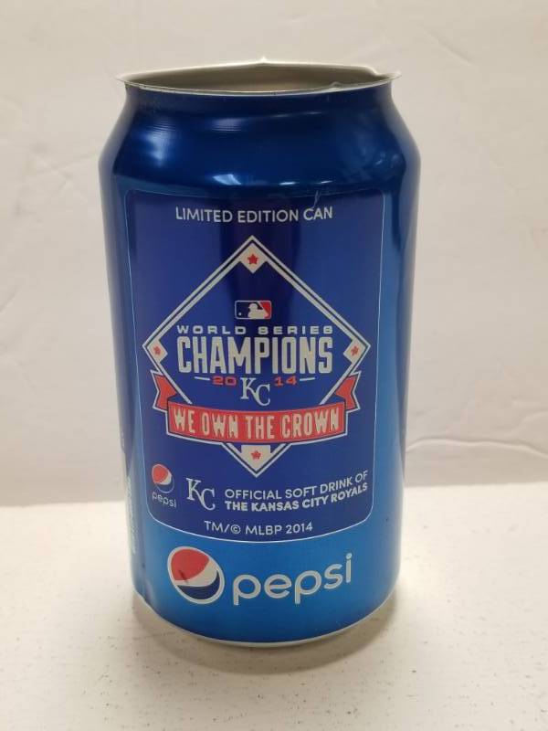 lot 1273 image: 2014 World Series Phantom Pepsi Can Kansas City Royals Champions Rare Prototype