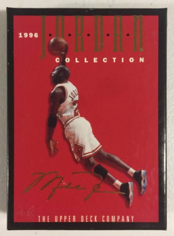 lot 1084 image: 1996 Upper Deck Michael Jordan Collection Basketball Trading Card Set 24 Cards Total Jumbo Sized 3 12 x 5 Inches Each Card