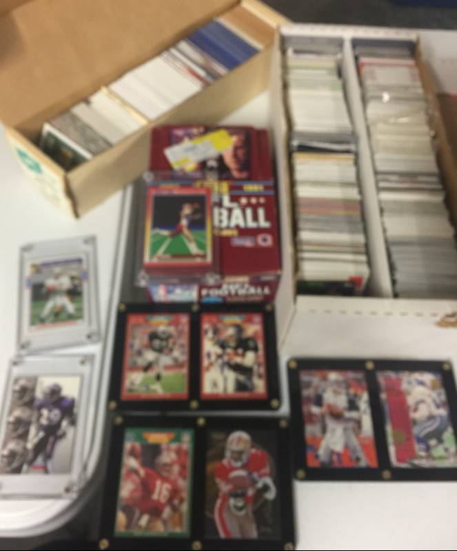 lot 1140 image: Collection of Over 2,000 Sports Cards Including Baseball, Football, and more Lots of Pictures