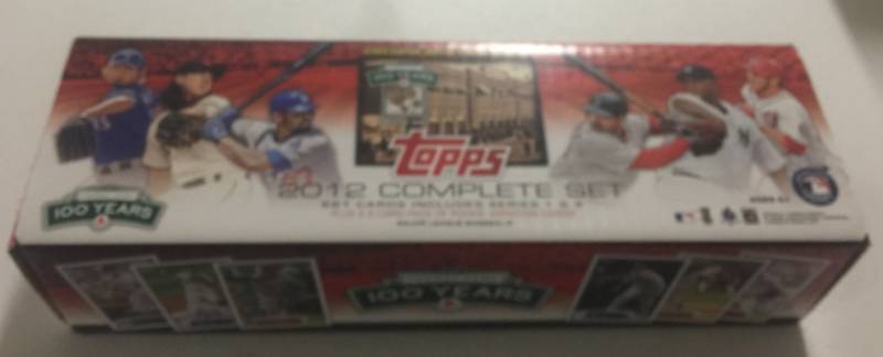 lot 1152 image: 2012 Topps Complete Set #1-660 Cards w Derek Jeter, Mike Trout, Yu Darvish RC, Yoenis Cespedes RC