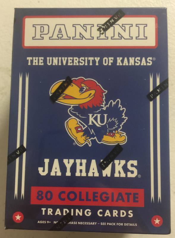 lot 1154 image: 2016 Panini Collegiate University Of Kansas Sealed Box with 80 Kansas Jayhawks & Autograph or Jersey Piece Basketball Card