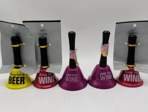 lot 2015 image: Ring for Beer and Wine Bell Collection of 5 Bells