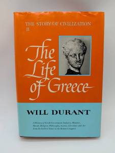 lot 6002 image: The Story of Civilization II The Life of Greece by Will Durant Hardback