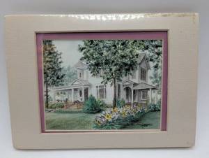 Victorian House Watercolor Print by Julie Hammer