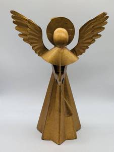 lot 9228 image: Gold Metal Angel Figurine