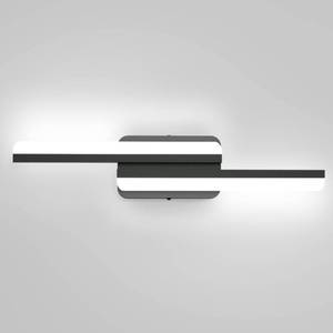lot 3307 image: Ralbay Modern LED Black Vanity Light 24inch 24W Frosted Aluminum LED Matte Black Vanity Light for Bathroom Lighting Fixtures White Light 6000K
