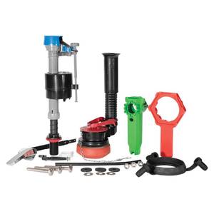 lot 3319 image: Fluidmaster K-400H-021-P8 PerforMAX 2-Inch Everything Toilet Repair Kit, Multicolor