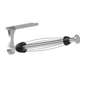 lot 3336 image: Paper Towel Holder Under Cabinet, One-Handed Tear, Wall Mount, Adhesive, Silver, Paper Roll Holder with Ratchet Mechanism for Kitchen Bathroom Farmhouse Essentials Decor Accessories