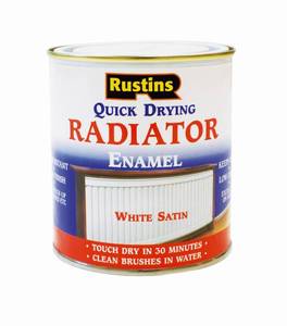 lot 3343 image: Rustins Quick Drying Radiator Enamel Satin 500ml