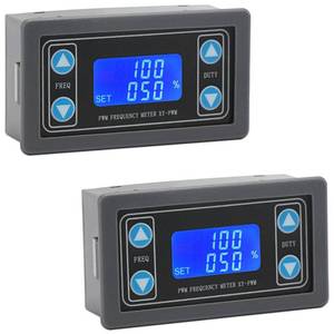 lot 3374 image: DROK Signal Generator 2pcs, DC 3.3-30V Function Generator 5-30mA LCD Display PWM Pulse Frequency Duty Cycle Rectangular Wave Square Wave Signal Generator