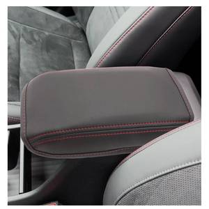 lot 3384 image: SXCY for 2024 2025 2026 Hyundai Kona Armrest Cover 2024-2026 Kona Accessories (SE SEL Limited N-Line) 2025 2026 Kona Center Console Cover for 2026 Hyundai Kona Middle Armrest Console Cover(Red)