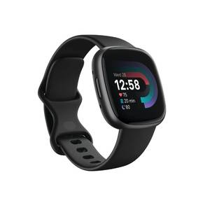 lot 391 image: Fitbit Versa 4 Fitness Smartwatch with Daily Readiness, GPS, 247 Heart Rate, 40 Exercise Modes, Sleep Tracking and more, BlackGraphite, One Size (S & L Bands Included)
