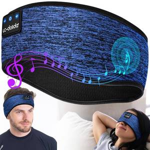 lot 3398 image: LC-dolida Sleep Headphones Headband Bluetooth 5.4, Sports Headband Earphones Wireless with Speaker Microphone USB C for Women Sleeping Gift Workout Jogging Yoga Insomnia Travel Meditation