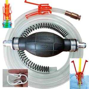 lot 3432 image: GasTapper Deluxe Siphon Pump for Gas, Diesel & Water - 8 Hose, 4 GlsMin