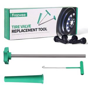 lot 3524 image: Prozwee Tire Valve Stem Core Quickly Replacement Tool Kit,Perfect Tool for Replacing Leaky Valves in Cars,Trucks,Motorcycles, etc.with 4PCS TR413 Valve Stems