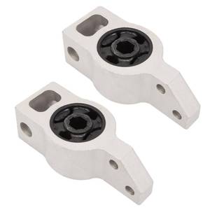 lot 3551 image: 2 pcs Control Arm Bracket fits 2012-2014 Passat, 2009-2017 CC, 2009-2017 Tiguan Bushing Front Rearward Bracket replaces 3C0199231D