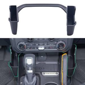 lot 3577 image: TOPINSTALL New Gear Shifter Organizer Compatible with 2021-2025 2026 Ford Bronco, Center Console Gear Side Storage Box Tray Interior Accessories for Bronco 24-Door (Not for Bronco Sport)
