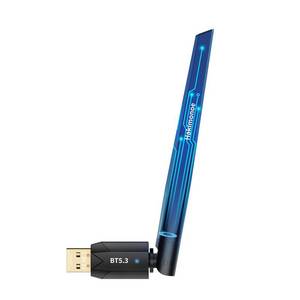 lot 3589 image: Hakimonoe Long Range USB Bluetooth 5.3 Adapter for PC, Wireless Dongle Enhanced Antenna for Laptop Desktop Computer Windows 11 10 8.1 7, Linux, Pair n Play Headphones Speaker Mice Keyboard Controller