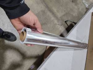 lot 1904 image: Chrome Mirror Vinyl Wrap Adhesive Car Sticker