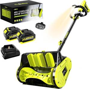 lot 1894 image: 48V Cordless Snow Shovel, 13 Inch Electric Brushless Cordless Snow Shovel,