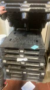 Black Plastic Storage Pallet