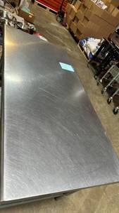 lot 50418 image: Industrial Table 60x30x34