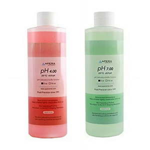 lot 50438 image: Apera Instruments AI1113 pH Calibration Buffer Solution Kit (7.00  4.00)  8 oz. Each