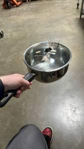 lot 50441 image: Farberware 1 Quart Stainless Steel Saucepan with Lid