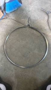lot 71127 image: Round Aluminum Kitchen Latch Lid Frame