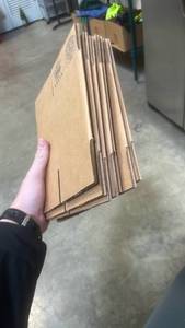 lot 71148 image: Brown Corrugated Cardboard Mailers