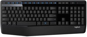 lot 121355 image: Logitech K345 Wireless Keyboard - Full-Sized Keyboard with Palm Rest, 2.4 GHz Wireless USB Receiver - for PC, Laptop