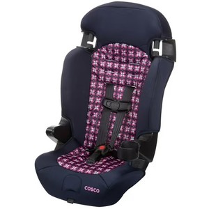 lot 221346 image: Cosco Kids Finale 2-in-1 Toddler Booster Car Seat, Peony Tiles II