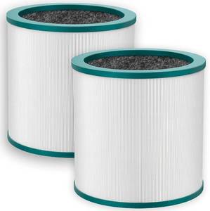 lot 221358 image: 2 Pack TP01 TP02 HEPA Air Purifier Filter Replacement Compatible with Dyson Tower Purifier Pure Cool Link TP01, TP02, TP03, AM11, BP01 Models, Replaces Part # 968126-03