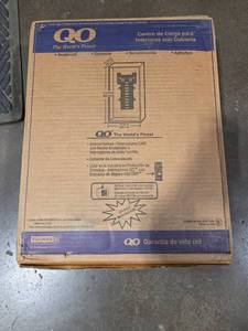 lot 10295 image: Square D QO 12-Circuit 125 Amp Indoor Load Center  Model QO112L125PGC