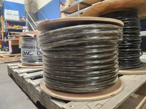 lot 11545 image: 40 Gauge Black Flexible Communications Power Cable Spool