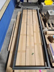 lot 11564 image: Rack Basics RB-2PA Series Knockout 2-Post Aluminum Contractor Rack