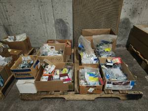lot 11583 image: Mixed Hardware and Fastener Lot - Bolts, Nuts, Screws, and Assorted Parts
