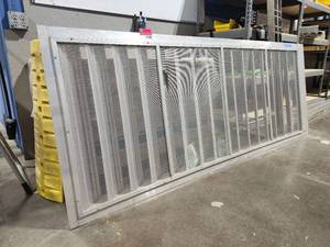 lot 11588 image: Commercial HVAC Return Air Grille Filter Assembly