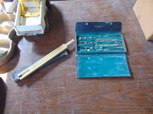 lot 3514 image: Slide Ruler and Drafting Tools