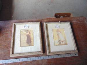 lot 3517 image: Pair of Framed PicturesPrints