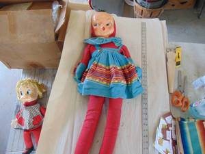 lot 3599 image: Doll - 36 tall or so - Vintage